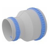 Муфта переходная ТИХОНЯ СПВ ПЭ МПРФ-200/2х160 из АБС-пластика для СПВ ПЭ, с кольцами фиксации, с D200 на 2 выхода D160