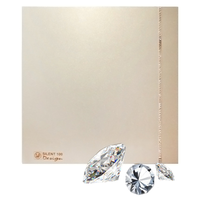 Накладной вентилятор Soler Palau SILENT-100 CZ IVORY DESIGN SWAROVSKI