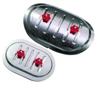 Лючок накладной FAD 200*100 mm RED