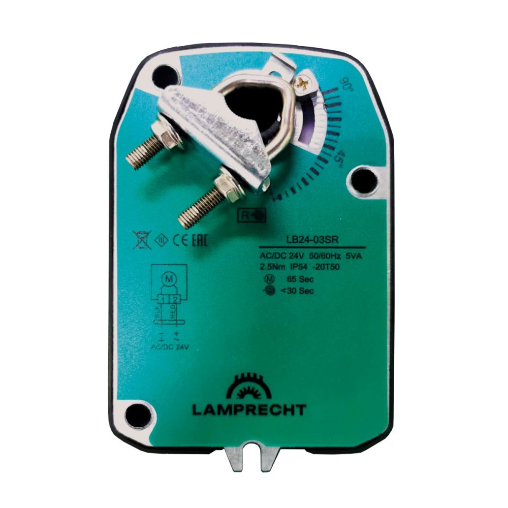 Электропривод с возвратной пружиной LAMPRECHT LB220-10SR Электропривод с возвратной пружиной LAMPRECHT LB220-10SR