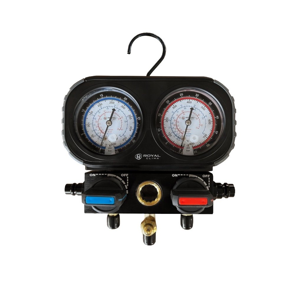Манометрический коллектор ROYAL Clima RT-MG20BL-R410 Манометрический коллектор ROYAL Clima RT-MG20BL-R410