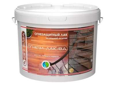 Огнезащитный лак на водной основе ОГНЕЗА-ЛАК-ВД 1 л глянцевый